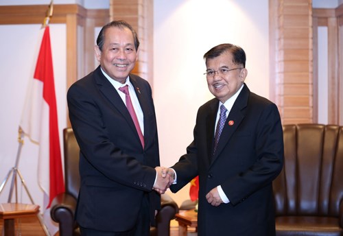 Phó Thủ tướng Trương Hòa Bình hội kiến Chủ tịch Thượng viện Nhật Bản, hội đàm với Phó Tổng thống Indonesia - ảnh 2